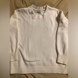 Loft sweater, creamy white, size medium
